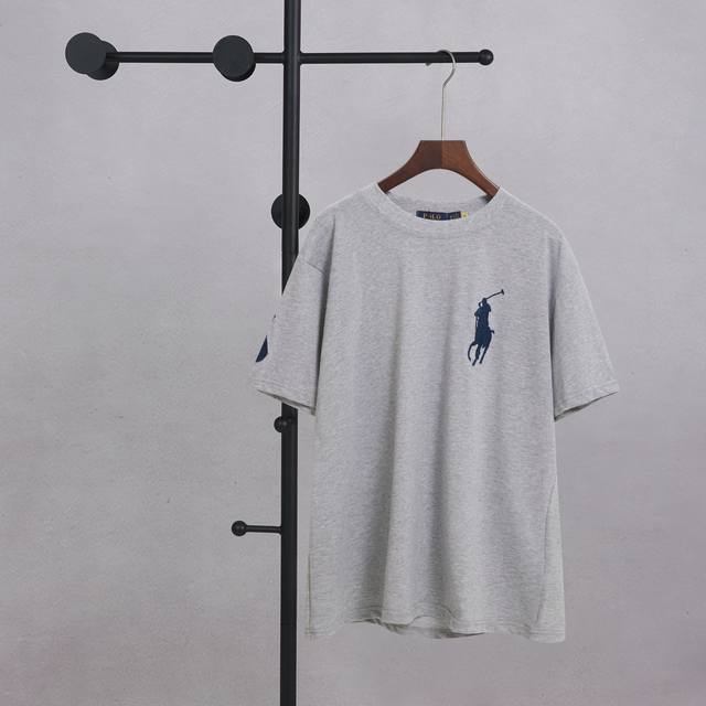 Ralph Lauren Eight-Color Large Logo Embroidered Round Neck Short-Sleeve Size Sml
