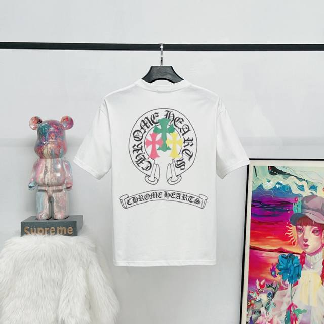 Style No. K06 Original Original Label Chrome Hearts Colorful Horseshoe Cross Let