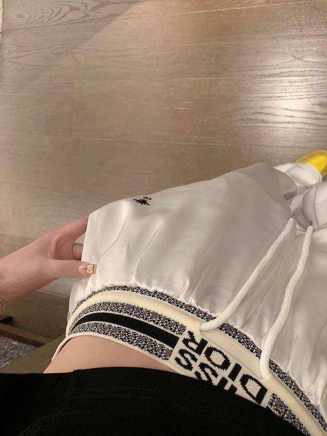 Casual Pants D Home 25 Early Spring New Letter Webbing Acetate Elastic Waist Cas