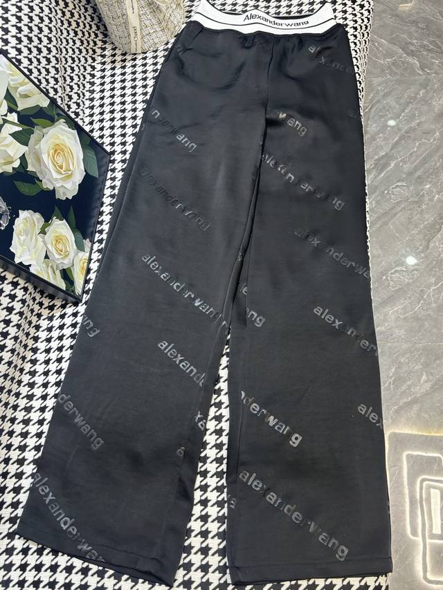 Casual Pants Dawangjia 25 Spring And Summer New Full-Print Logo Letter Webbing E