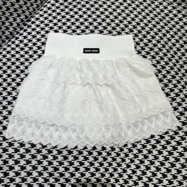 Skirt Miaojia 24 Autumn And Winter New Cloth Label Age-Reducing Playful Lace Cre