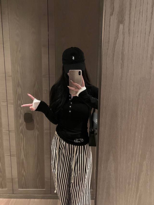 chrome Heart Fake Two-Piece Top Fanwen Hot Diamond Patchwork Sleeve Top V-Nec