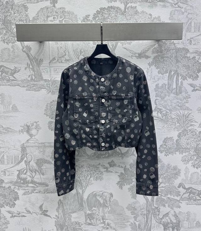 chane*2025 New Arrival Laser Denim Jacket Customization Yb Imported Twill Cot