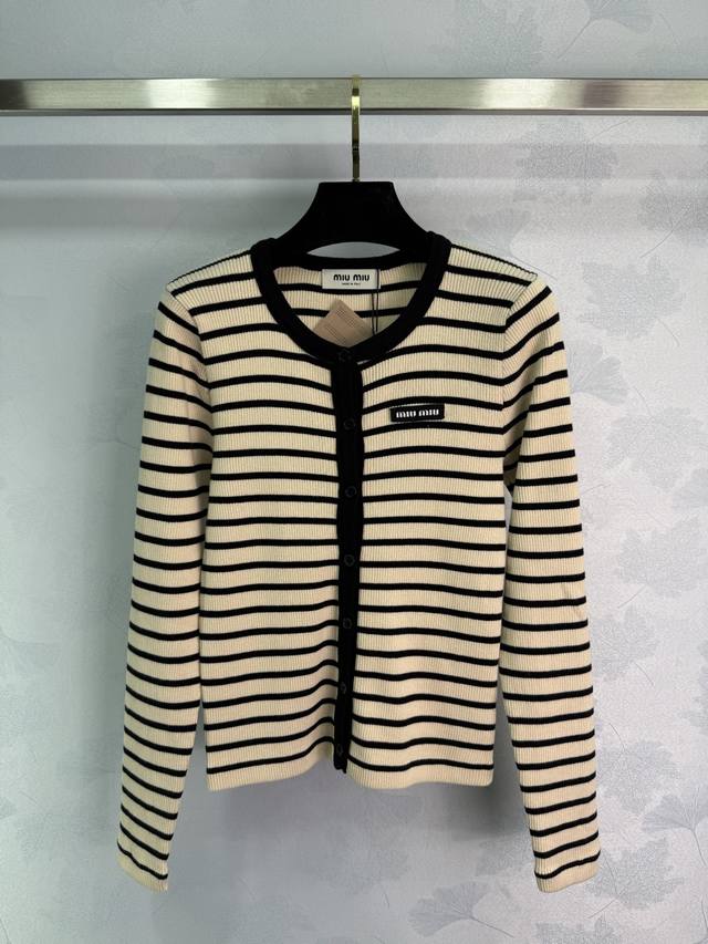 Striped Knitted Cardigan Jacket Is Exclusively Launched On The Official Website.