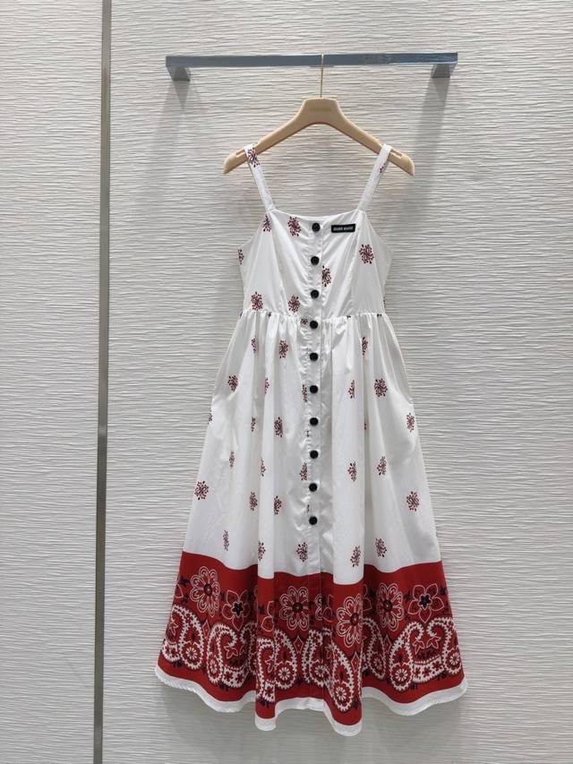 miu Mi*2025Ss New Suspender Skirt Is Retro And Fashionable, Low-Key And Luxur