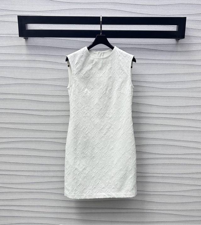 louis Vuitto*2025 New Arrival Jacquard Denim Vest Dress Customized Yb Importe