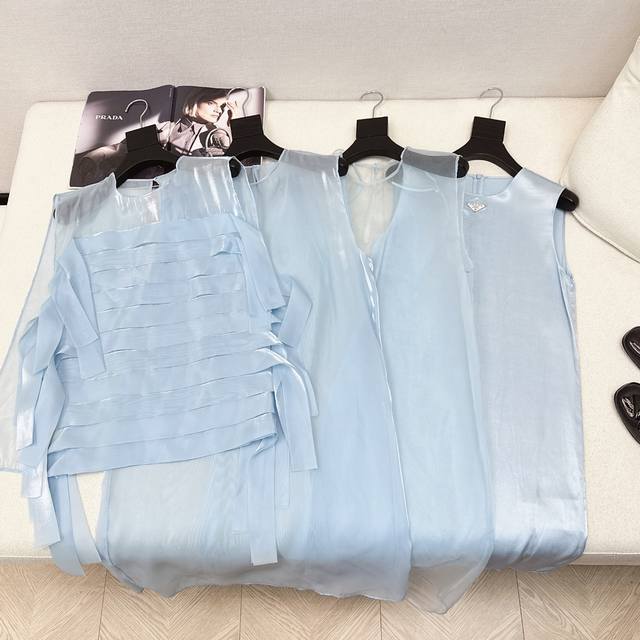 Wu Qianyu's Same Style Pd 25Ss The Latest Spring And Summer Layered Design Organ