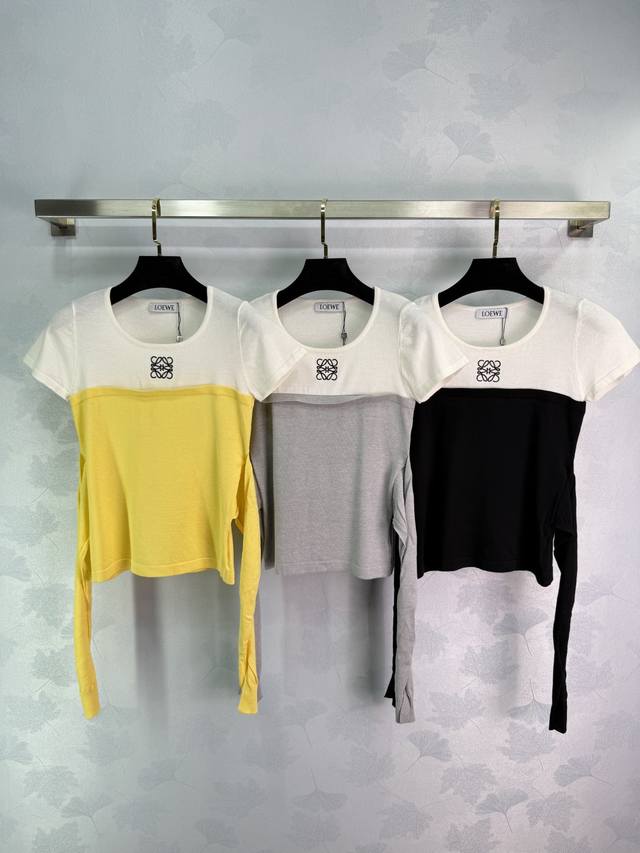 loew*2025 New Arrivals Knitted Short Sleeves With Laces Customized Yb Importe