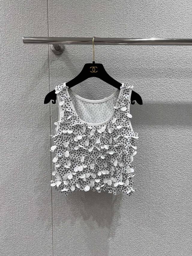 chane* 25Ss New Style Of Early Spring Heavy-Duty Flower VestExclusive High-Ed