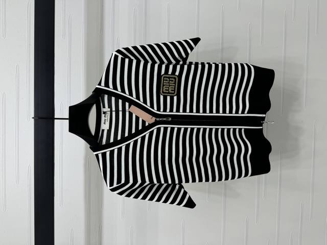New Original High-End Quality Miumi*2025 Spring And Summer Latest Series Striped
