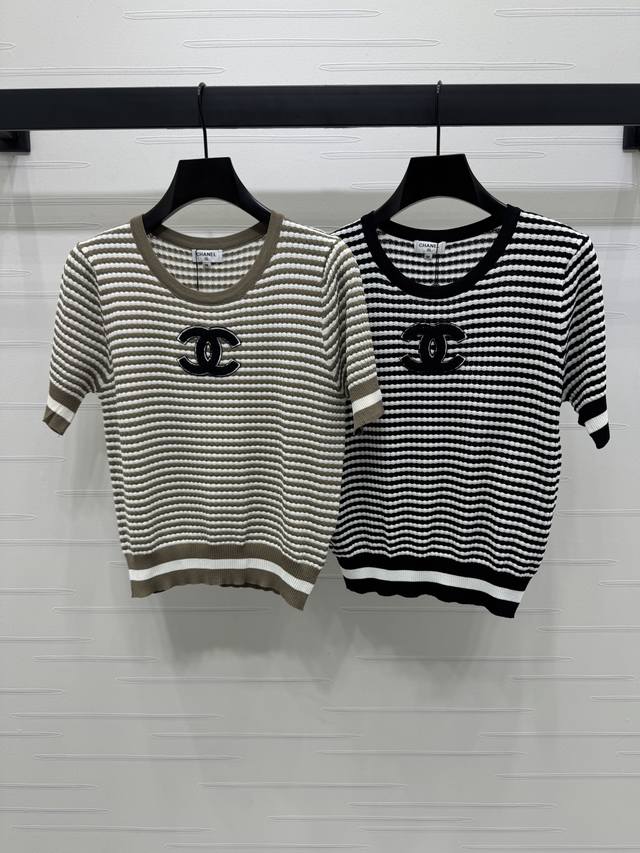 New Original High-End Quality Chane* 2025 Spring And Summer Latest Series Stripe