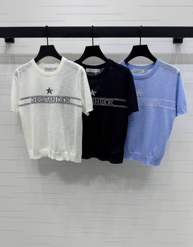 New Original High-End Quality Dio* 2025 Spring And Summer New Series Star Knitte