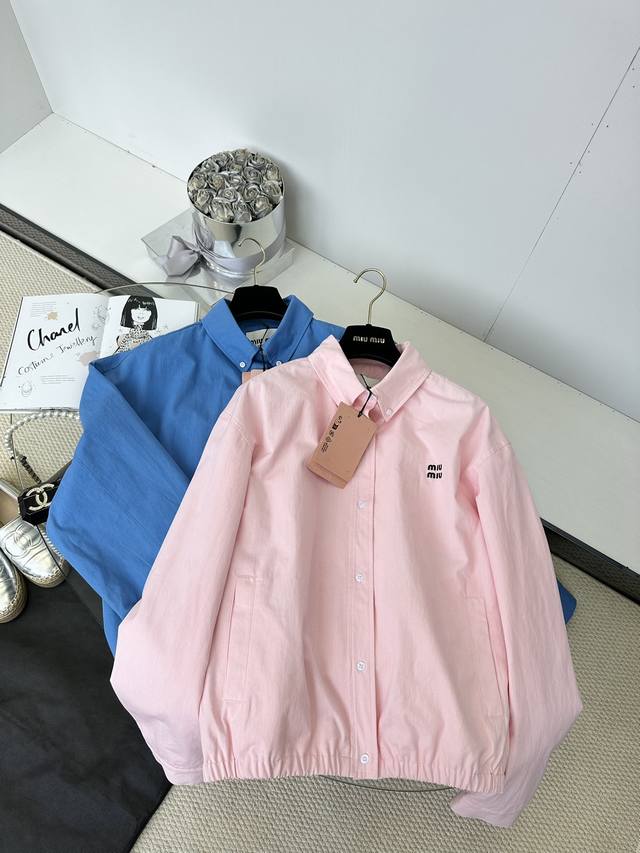 25Ss Imported Cotton Poplin Shirt Jacket With Double-Layer Fabric Technology