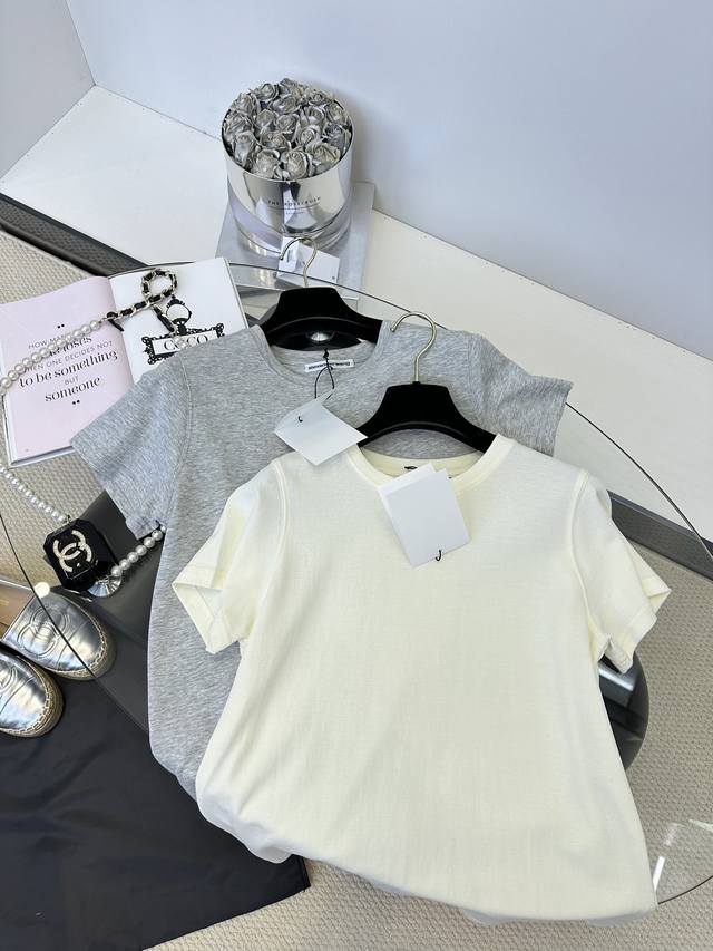 25Ss Alexander Wang Minimalist Round Neck T1 Size Sml