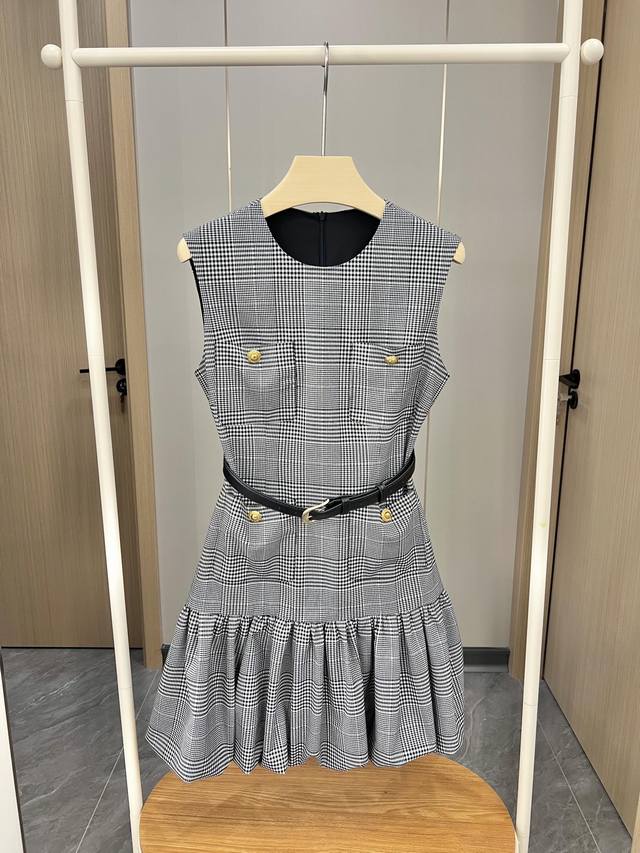 New Arrival S*P2660 Series The Same Item As Zhao Liying Retro And Stylish Plaid