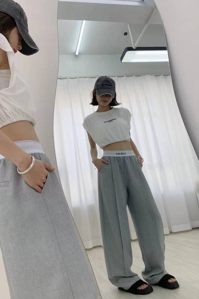 loew* 2025 Summer New Casual Pants Customized Elastic Webbing Version Great T
