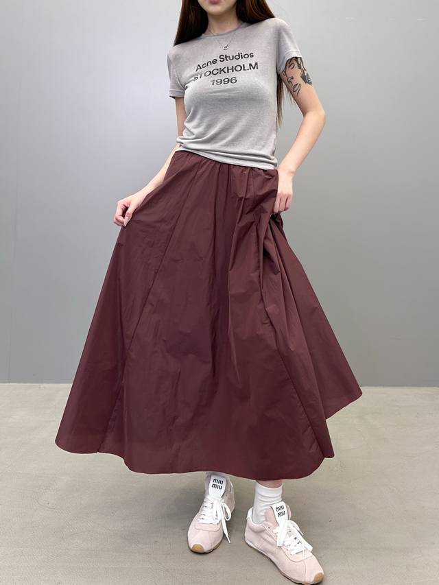 mm6 New Casual Skirt Textured Polyester Fabric Casual Fashion Version Size Sm