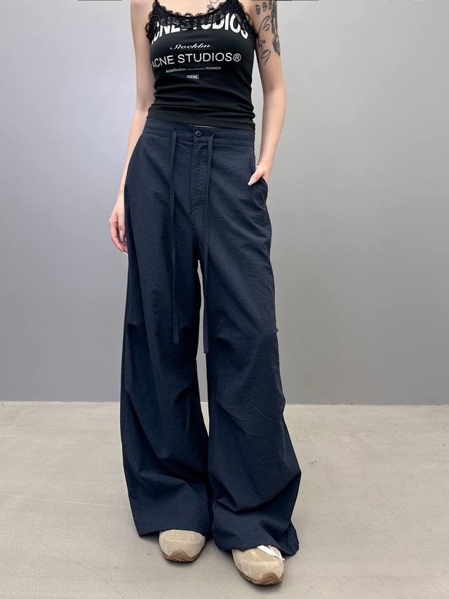 mm6 New Style Casual Pants Classic Embroidery Logo Rayon Blended Special Fabr