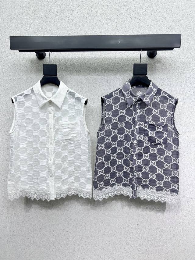 g Jacquard Sleeveless Shirt Is Fashionable, Low-Key, Elegant And Luxurious. H