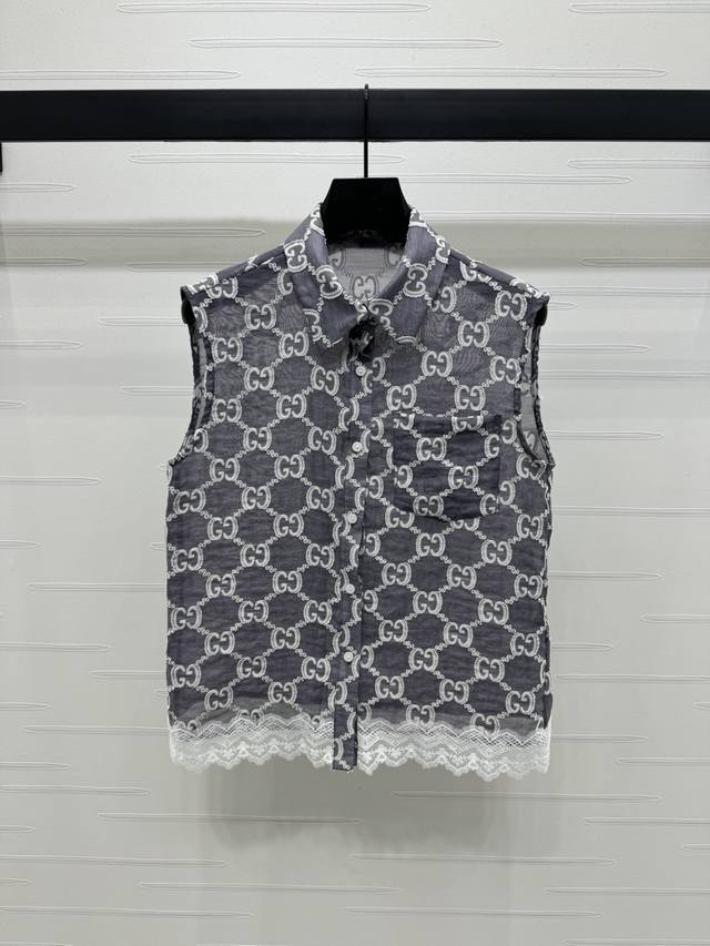 New Original High-End Quality Gucc* 2025 Spring And Summer New Series Lace Splic