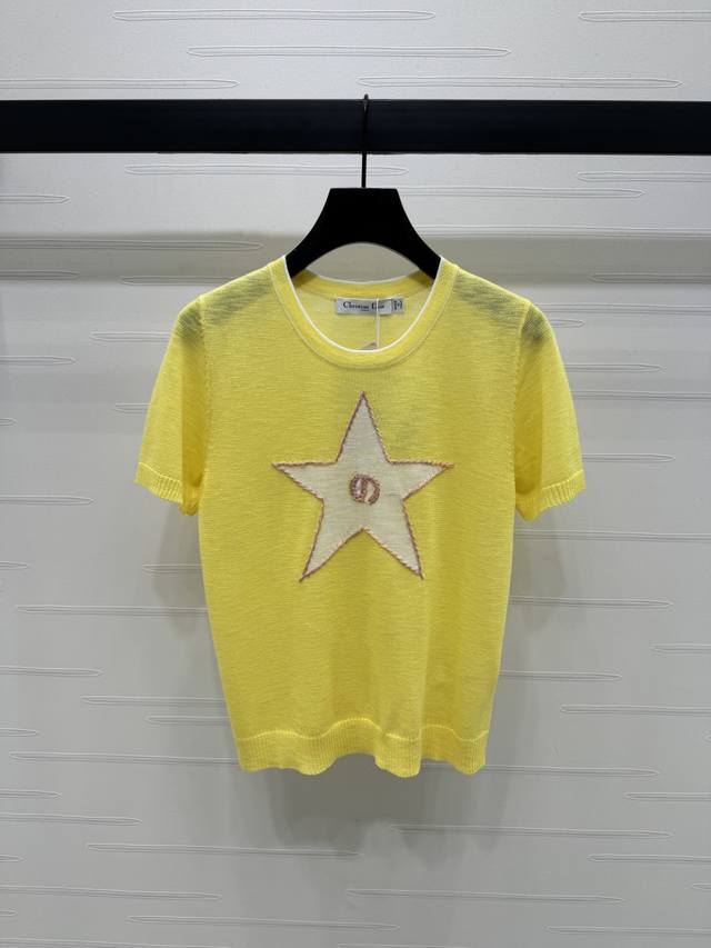 New Original High-End Quality Dio* 2025 Spring And Summer New Series Star Knitte
