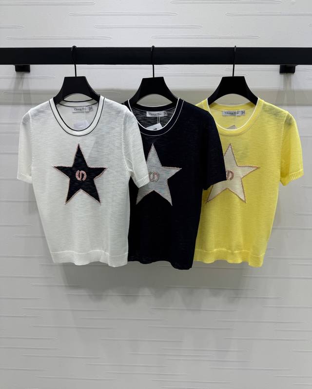 New Original High-End Quality Dio* 2025 Spring And Summer New Series Star Knitte