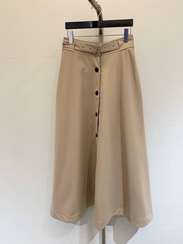 Summer New Belt Skirt Is Made Of % Cotton Fabric With Full Texture. The Oversize
