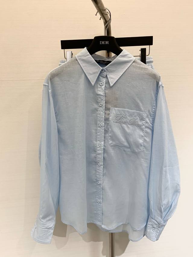 lp Loyou Pianya High-End Temperament Loose Linen Shirt Shorts Set Linen Suit