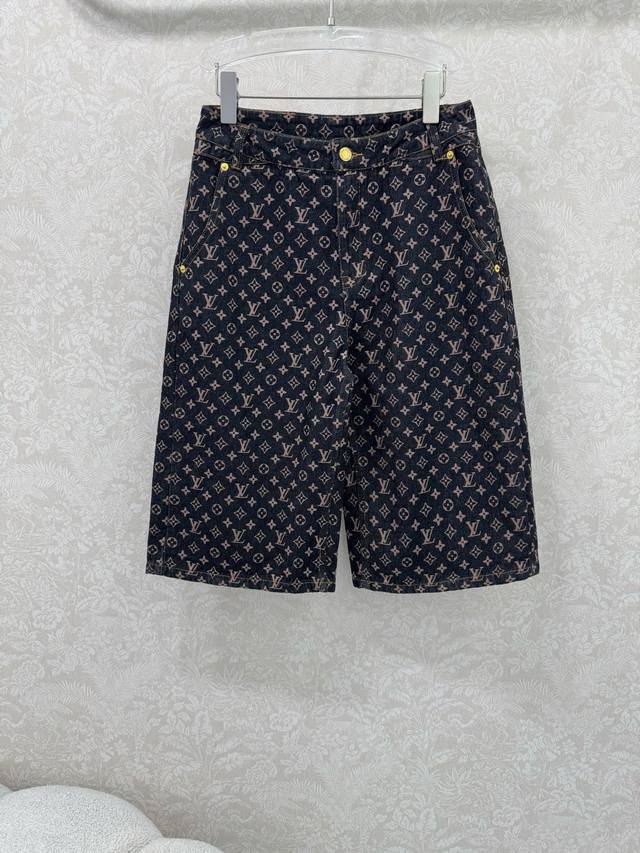 louis Vuitt*N25 New Mid-Length Pants, Super Popular This Year, Must-Have For