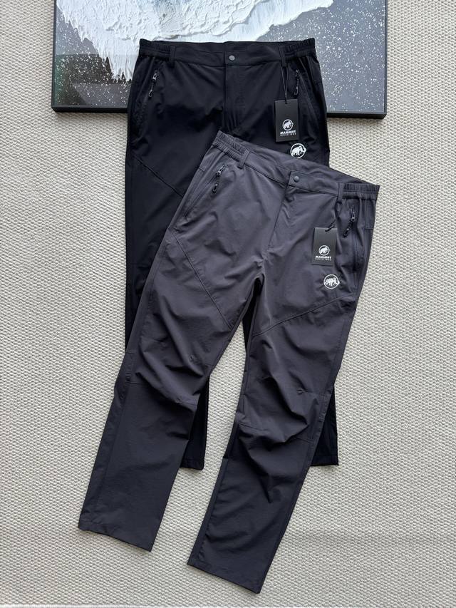 Mammut 25Ss new summer embroidered casual pants! The fabric is more scratch-resi