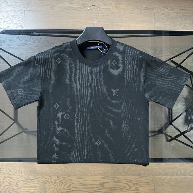 Lv Louis Vuitton 2025 Spring and Summer new Logo letter short-sleeved T-shirt Th