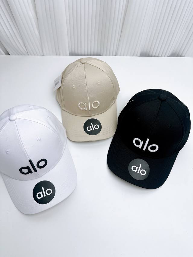 New high-density letter embroidered baseball cap from Alo Yoya official website,