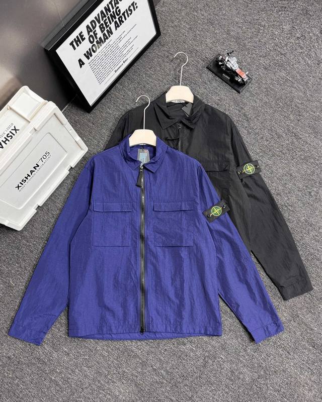 Stone Stone Island Nylon Meatl Metal Nylon Jacket Shirt Skin Clothes Customized