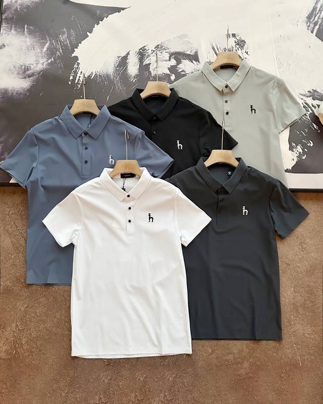 New arrival Hazzys classic puppy embroidered Logot shirt Polo shirt uses heat-co