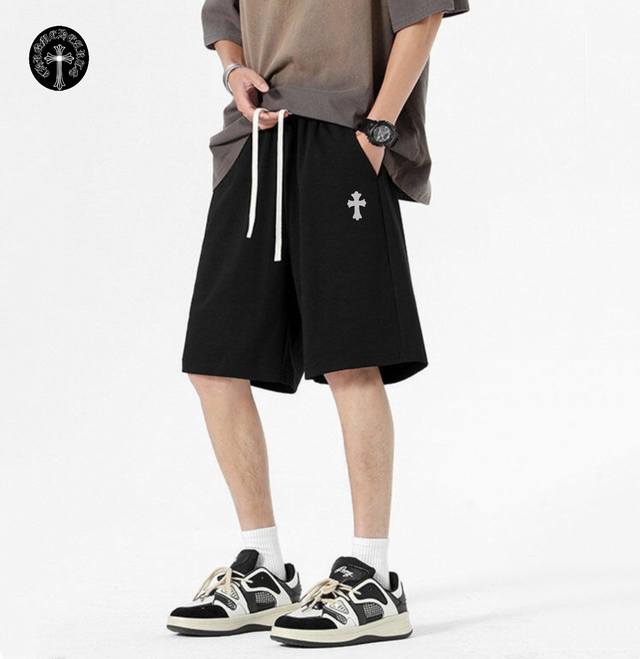 New Arrival!!! Chrome Hearts Summer Loose Breathable Knitted Trendy Five-point S