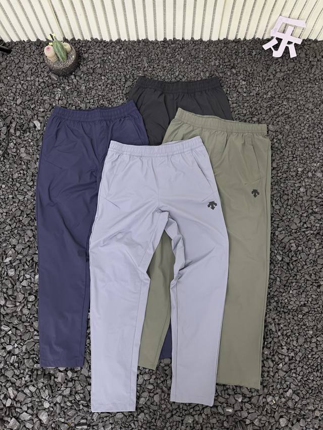 Descente Summer New Men's Training Elastic Waist Sports Casual Quick-Drying Pant