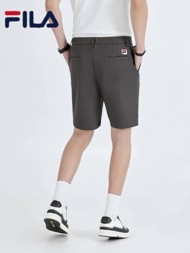 Fila 2025 new summer men's business casual summer pure cotton thin short pants s
