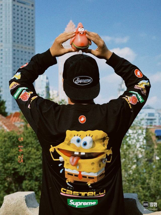 Matching Infographic Supreme X Spongebob Squarepants Spongebob Squarepants X Cas