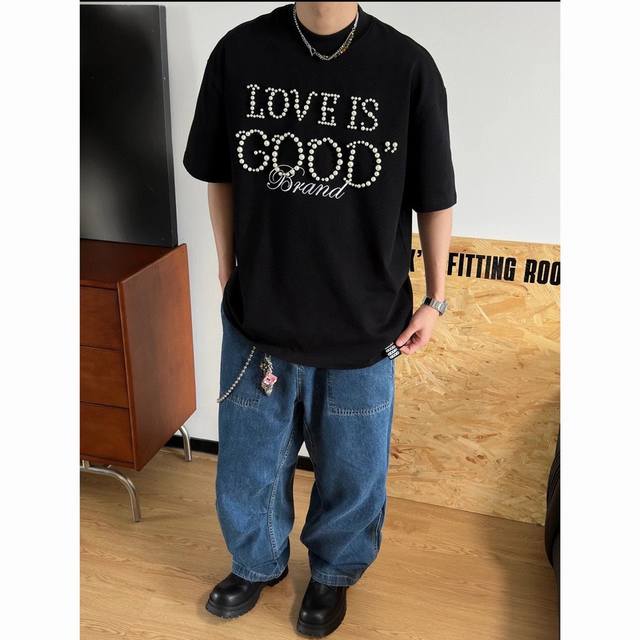 Matching Infographic Original Quality Good Brand Pearl Slogan Logo Short Sleeve