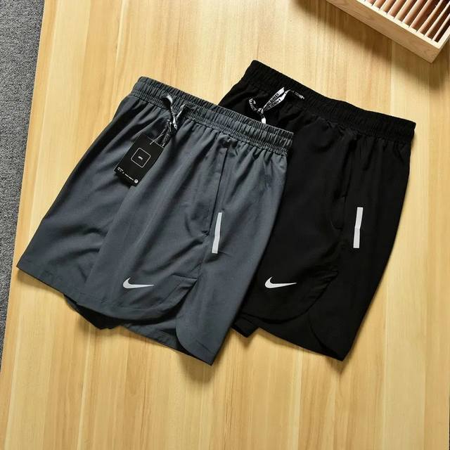 New arrival Nike Hook Summer Quick Drying Thin Stretch Shorts Reflective Logo +