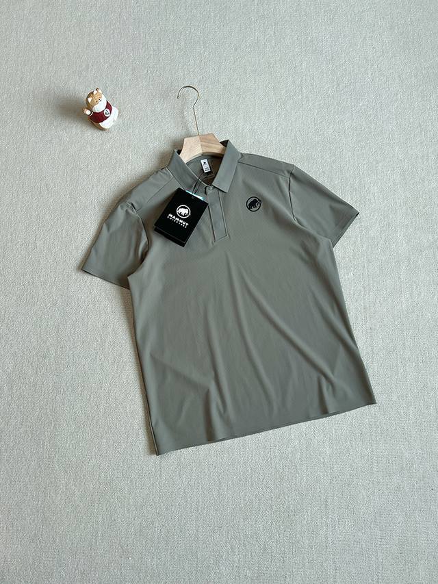 Order number 06061. Mammut high-end glued ice silk Polo, unlocking a new summer