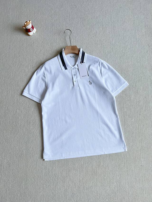 order number 06052. Hazzys summer contrasting collar three-button casual busines