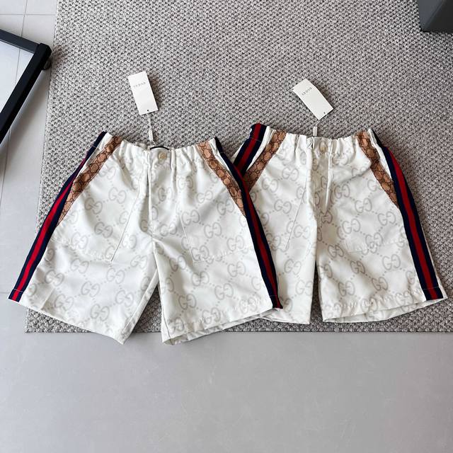 Gucci 25Ss Double G Large Jacquard Ivory Shorts As the darling of the fashion in