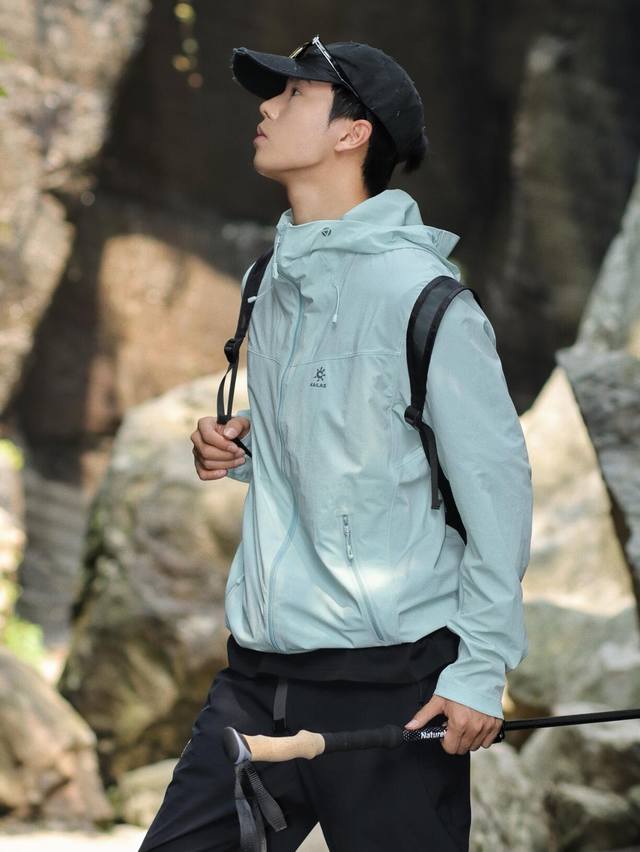 Kailas M8-Lt breathable outdoor summer hiking sun protection jacket SPF 50+ cert