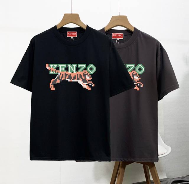 High-quality Kenzo new cabinet couple round neck short-sleeved T-shirt, cabinet