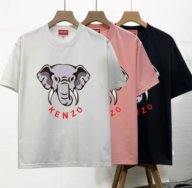 High-quality Kenzo new closet couple round-neck short-sleeved T-shirt, the same