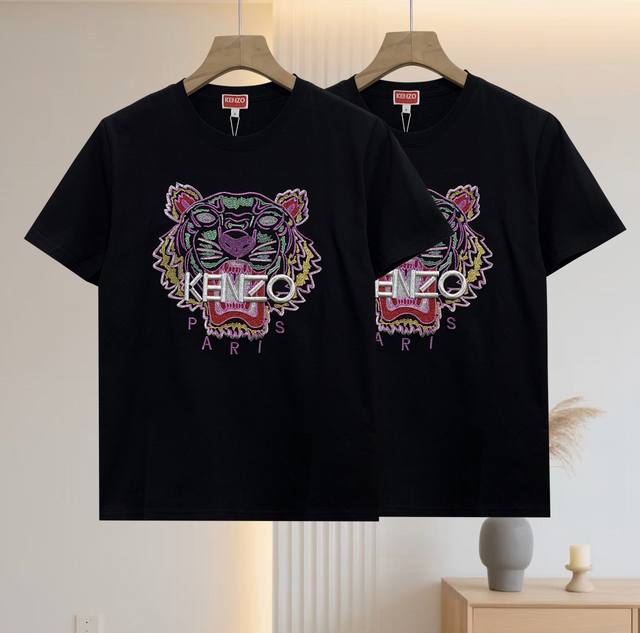 High quality New Takata Ken tiger head couple style letter tiger head short-slee