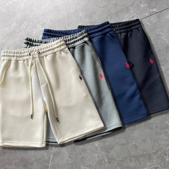 Ralph Lauren Classic Embroidered Summer Shorts Classic versatile cotton sweatpan