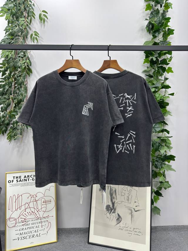 In stock: #25Ss new spring and summer Brand: Off-White hot silver screw short-sl