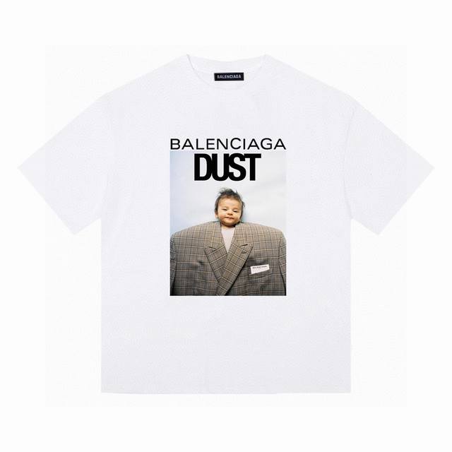 Balenciaga Dust Baby short-sleeved half-sleeved T-shirt Made of 260G double yarn